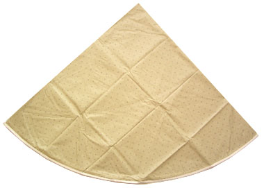French Round Tablecloth coated or cotton Calissons beige - Click Image to Close